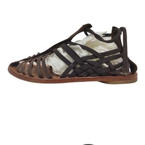 Camper leather woven knit gladiator sandals spring summer bohemian boho cottonco